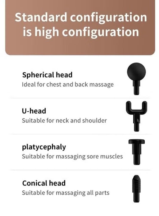 مسدس مساج مزدوج الرأس