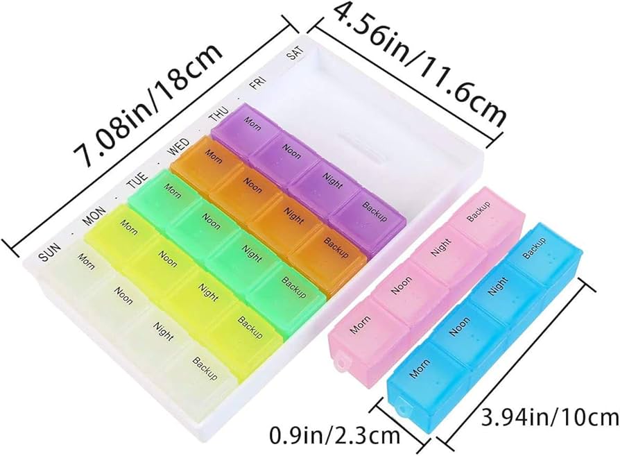 منظم حبوب الدواء الأسبوعي