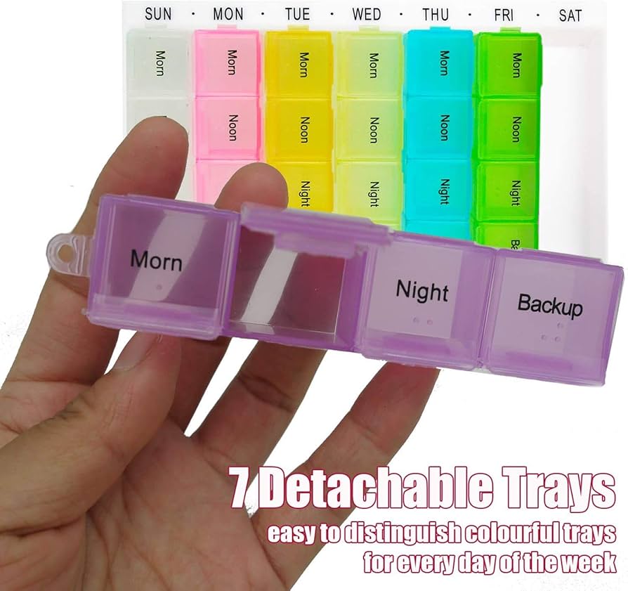 منظم حبوب الدواء الأسبوعي