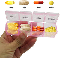 منظم حبوب الدواء الأسبوعي