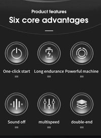 مسدس مساج مزدوج الرأس