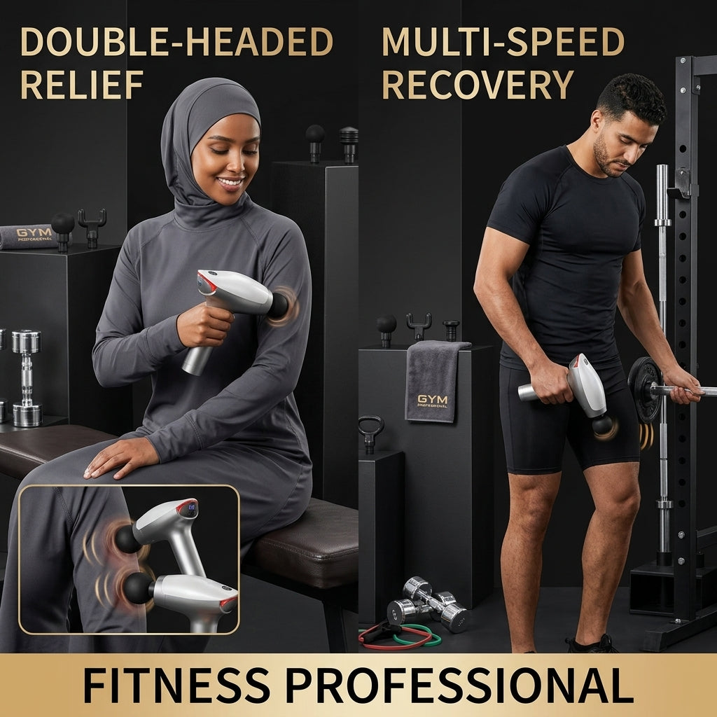 مسدس مساج مزدوج الرأس