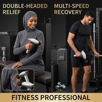 مسدس مساج مزدوج الرأس